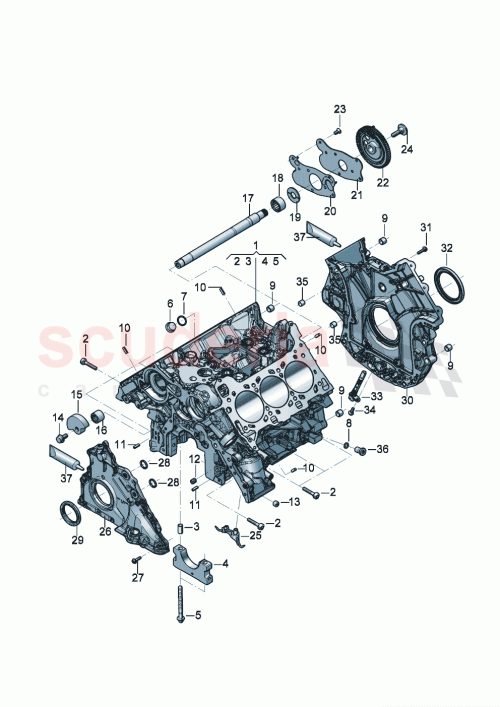 Part Diagram for Bentley 6M103158R