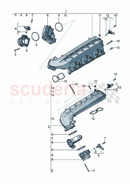 Part Diagram for Bentley 06M133062J
