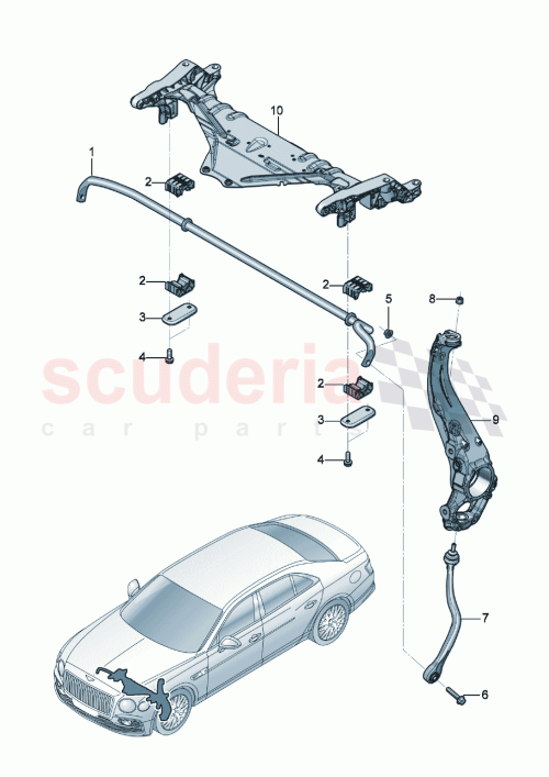 Part Diagram for Bentley 3SE616215A