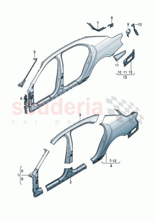 Part Diagram for Bentley 3SE898621H