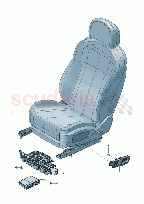 Part Diagram for Bentley 3SE959519