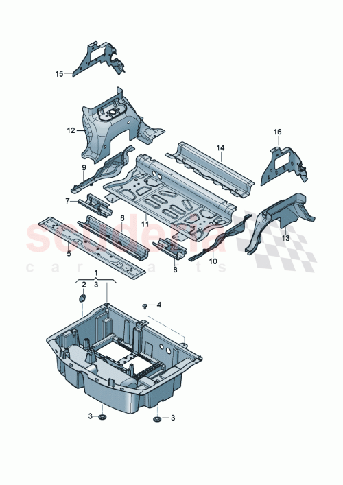 Part Diagram for Bentley 971814150