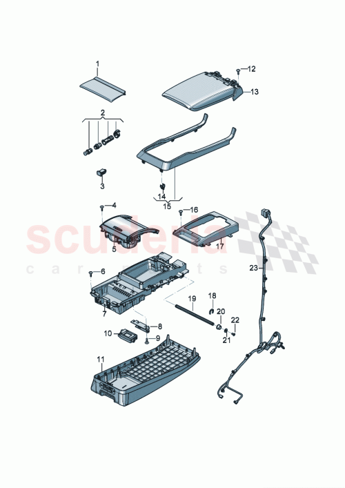 Part Diagram for Bentley 3SE 971 011 E