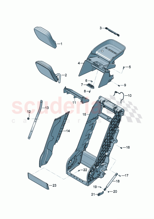 Part Diagram for Bentley 3SE880345A