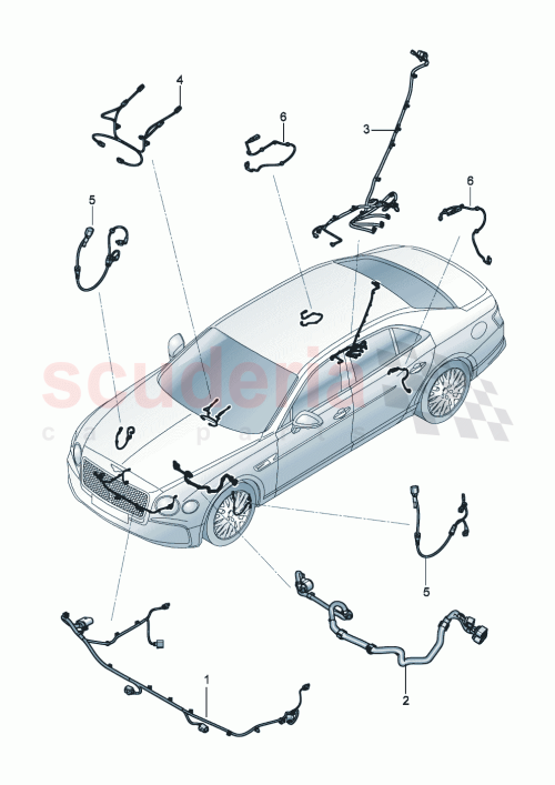 Part Diagram for Bentley 3SA 971 772
