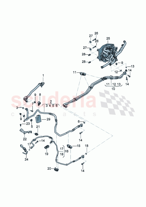 Part Diagram for Bentley 3SE260349A