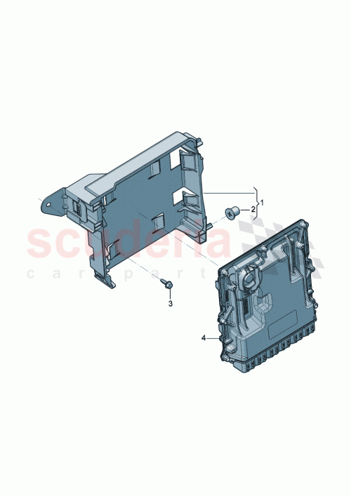 Part Diagram for Bentley 3SD 906 279