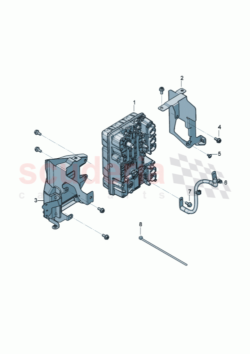 Part Diagram for Bentley 976907455