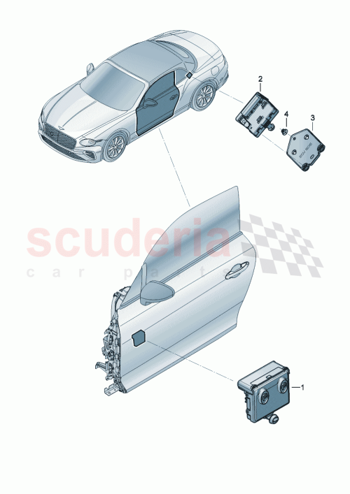 Part Diagram for Bentley 4M1959952K