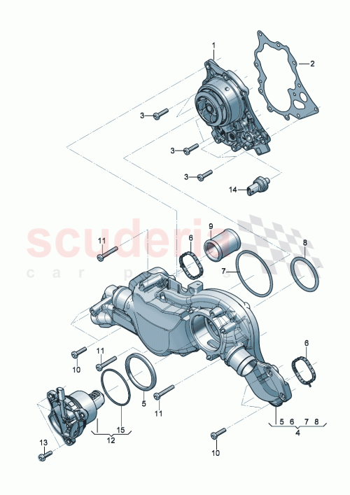 Part Diagram for Bentley 0P2121406D