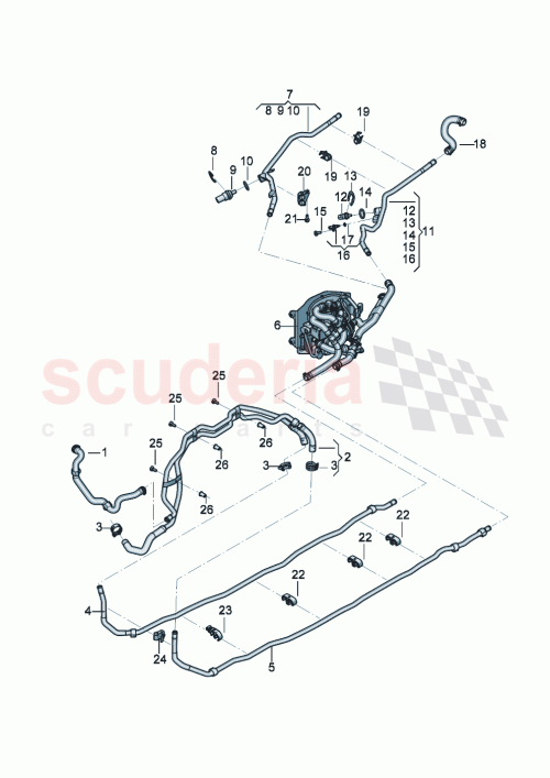 Part Diagram for Bentley 976820443A