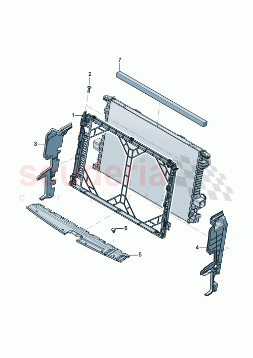 Part Diagram for Bentley 3SD121283C