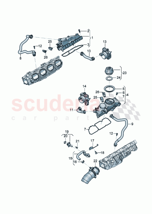 Part Diagram for Bentley 06H 906 052 D