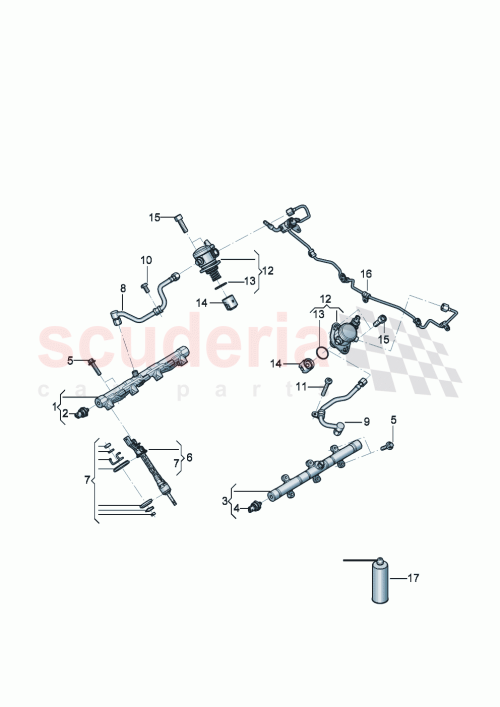 Part Diagram for Bentley 0P2127507G