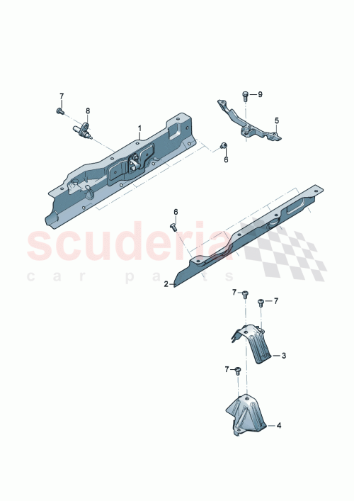 Part Diagram for Bentley 0P2 119 607 B