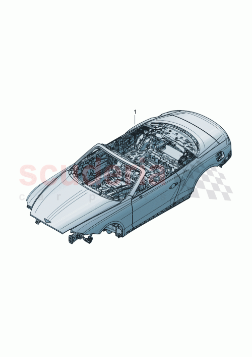 Part Diagram for Bentley 3SD 800 433 S