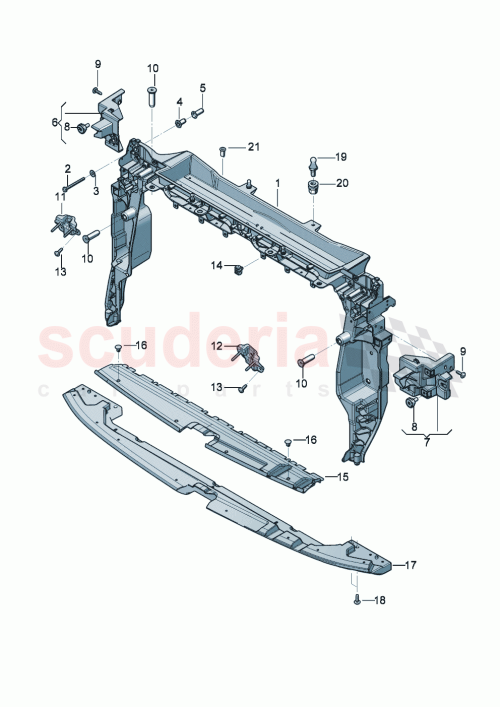Part Diagram for Bentley 3SD807333E