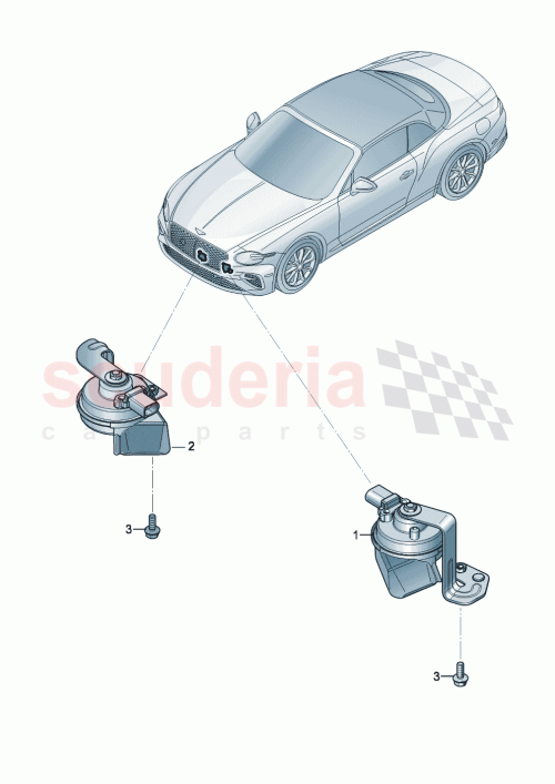 Part Diagram for Bentley 3SA951212J