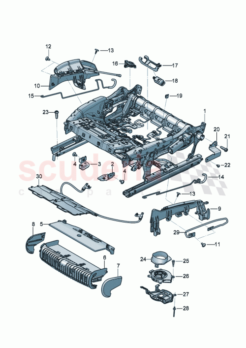 Part Diagram for Bentley 36A 885 797 A