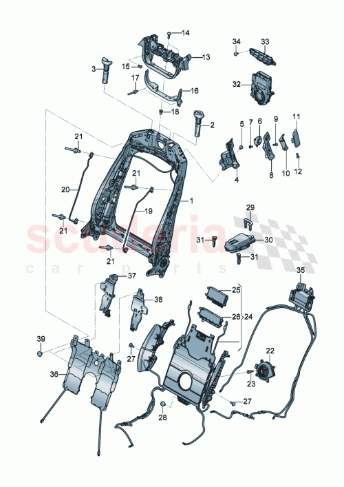 Part Diagram for Bentley 36A 883 221 B