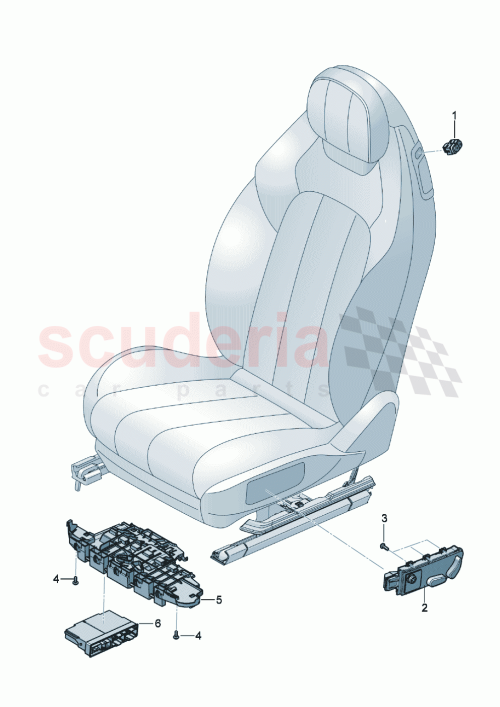 Part Diagram for Bentley 3SE959760F