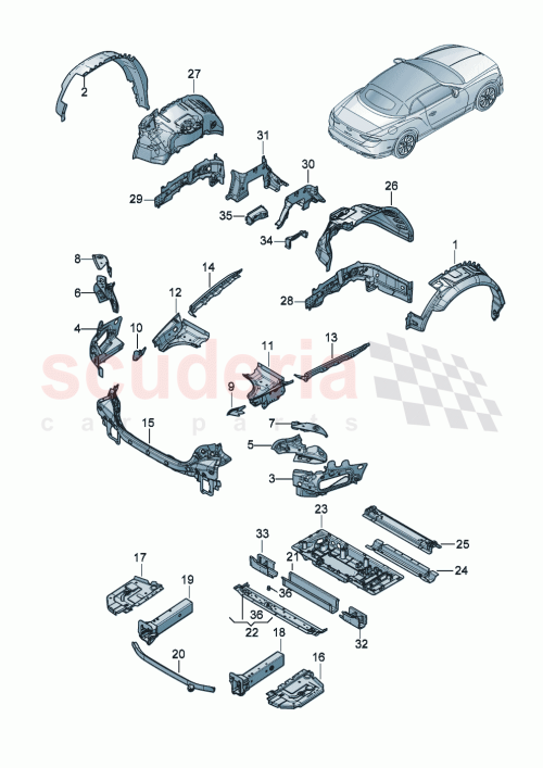 Part Diagram for Bentley 971803173Y