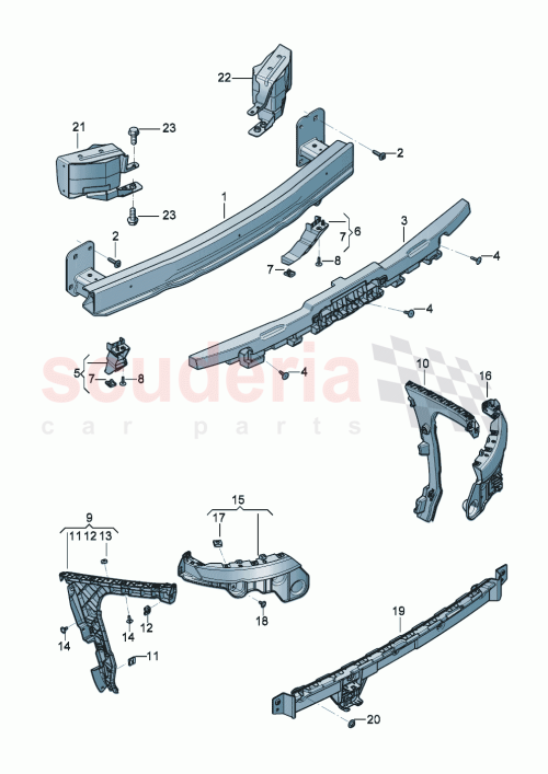 Part Diagram for Bentley 3SD807251B