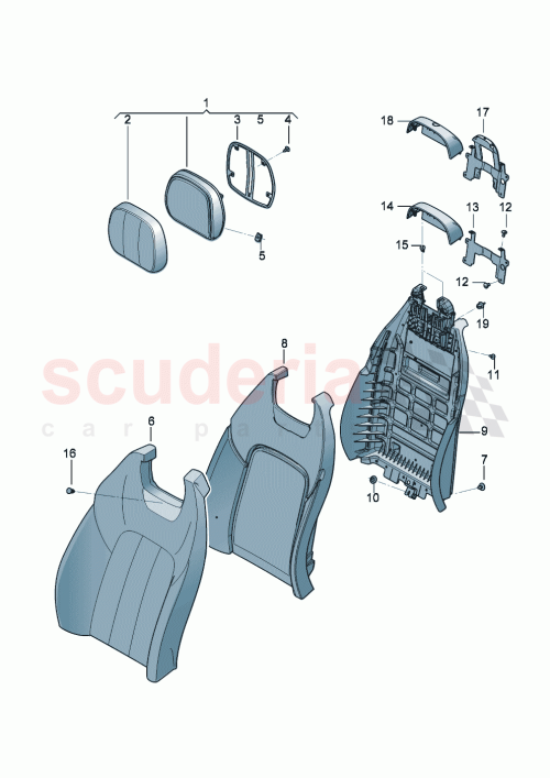 Part Diagram for Bentley 3SD885806CL