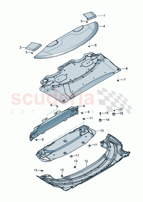 Part Diagram for Bentley 3SD 871 991 K