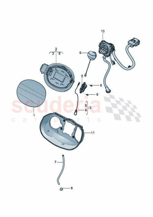 Part Diagram for Bentley 3SD 810 591 M
