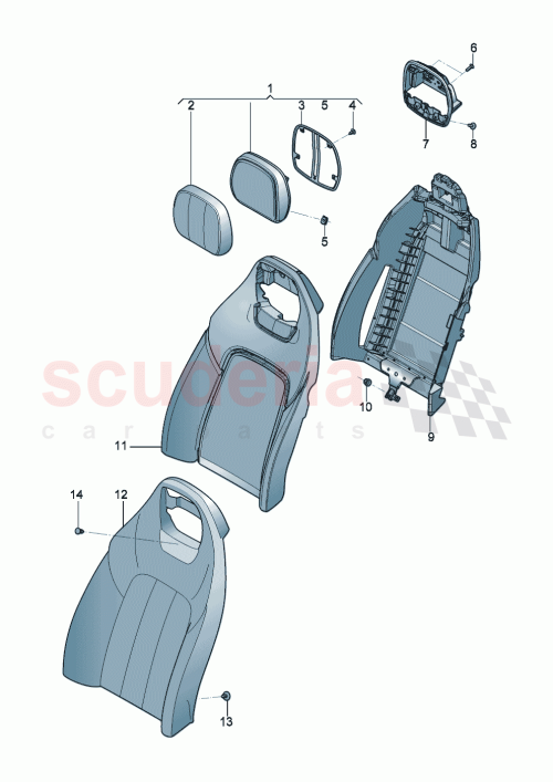 Part Diagram for Bentley 3SD885884C