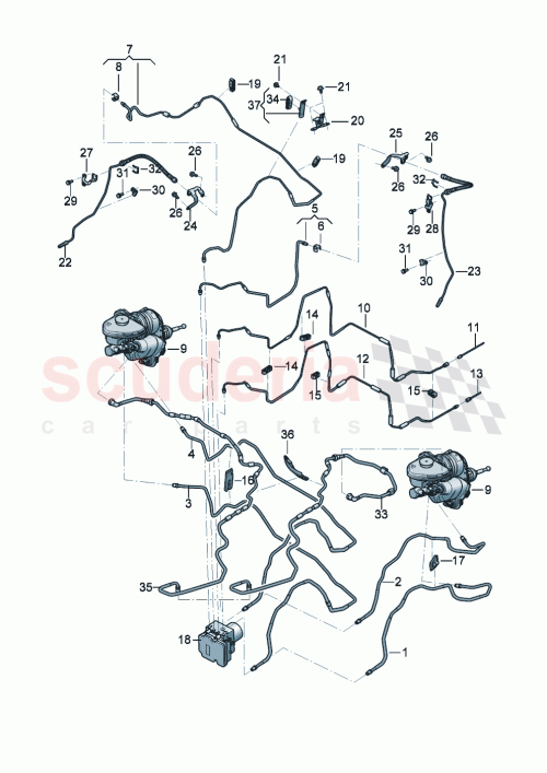 Part Diagram for Bentley 3SE614723B