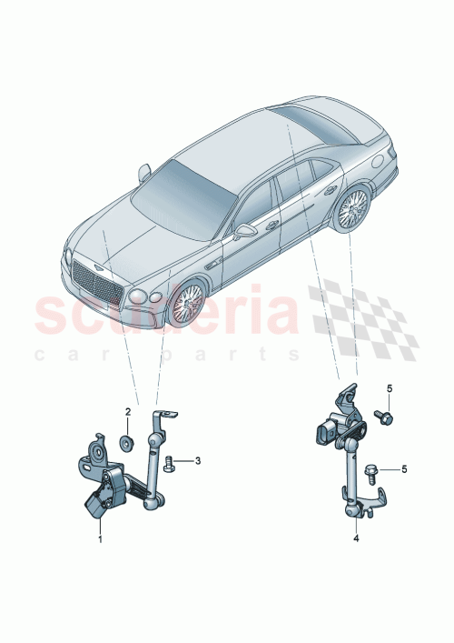 Part Diagram for Bentley 975616571AA