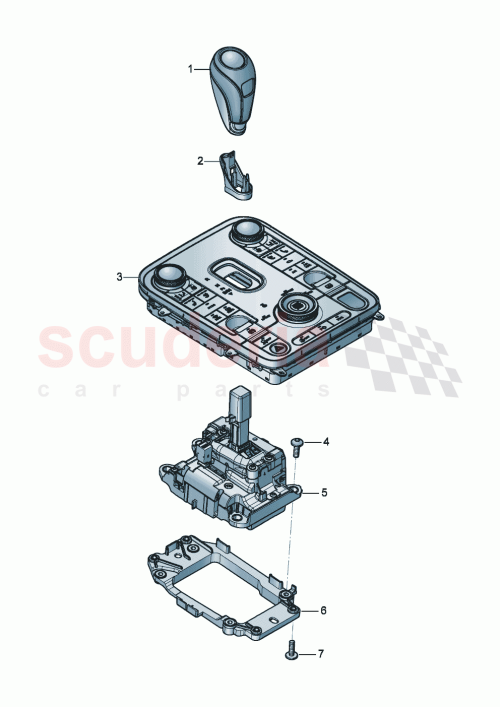 Part Diagram for Bentley 3SA 711 118 K