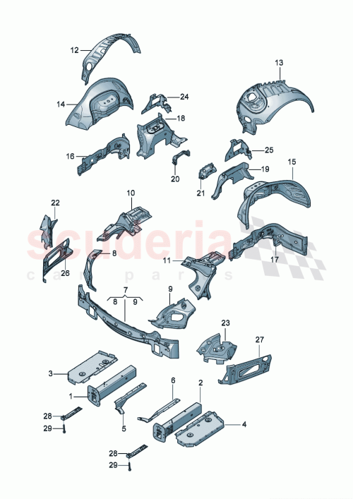 Part Diagram for Bentley 975 802 091 F