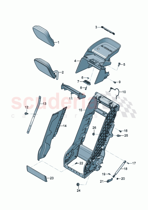 Part Diagram for Bentley 3SE 864 187