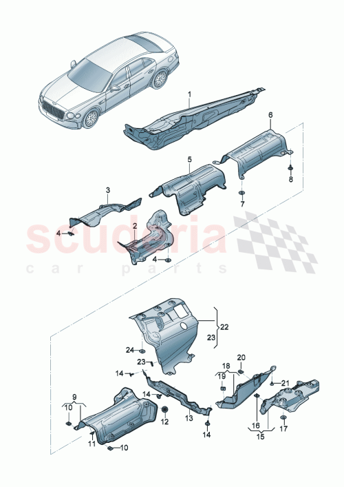 Part Diagram for Bentley 3SE 804 158