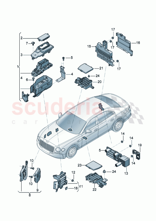 Part Diagram for Bentley 971937554