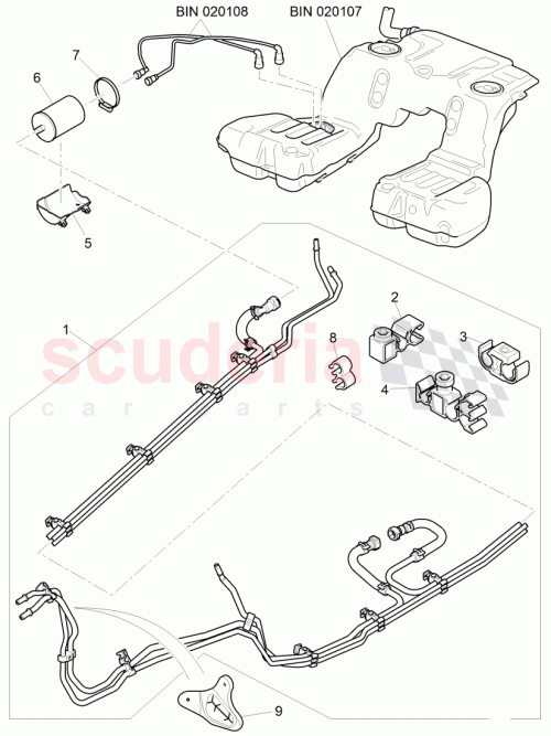 Part Diagram for Bentley 1H0 201 449 C
