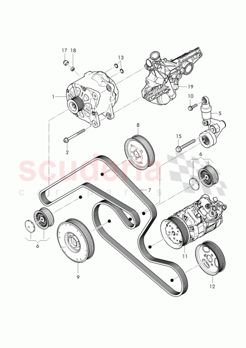 Part Diagram for Bentley 07C145933T