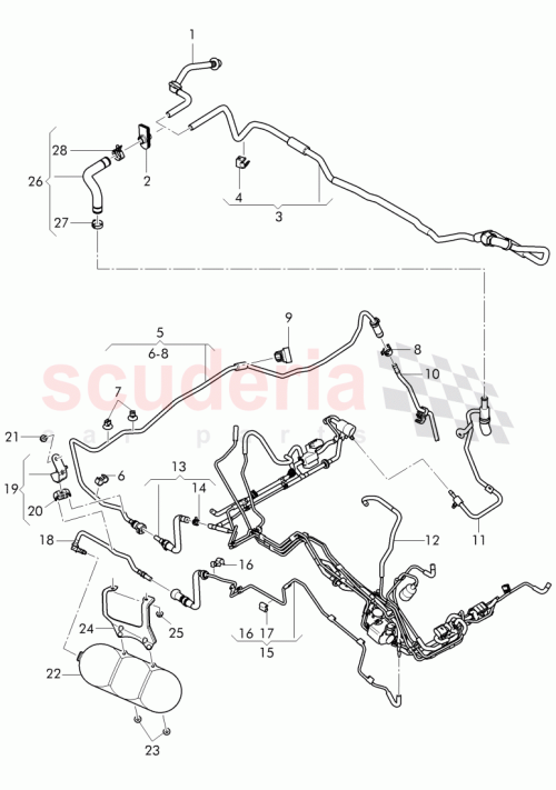Part Diagram for Bentley 3W0 612 935 A