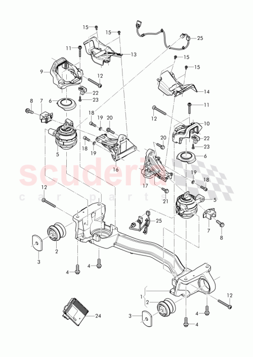 Part Diagram for Bentley 4H0 907 508