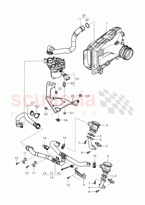 Part Diagram for Bentley 4W0 131 143 E