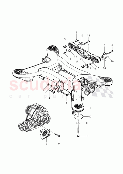 Part Diagram for Bentley 3W0505192