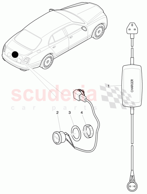 Part Diagram for Bentley 3Y0 915 685 M