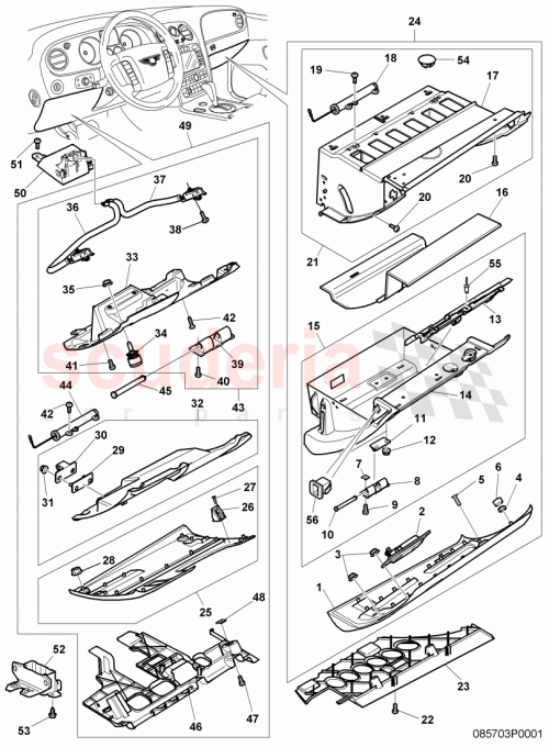 Part Diagram for Bentley N10569401