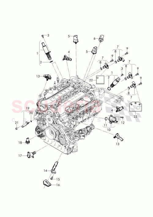 Part Diagram for Bentley 07P 906 455 A
