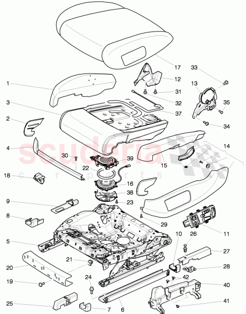 Part Diagram for Bentley 4G8881367A
