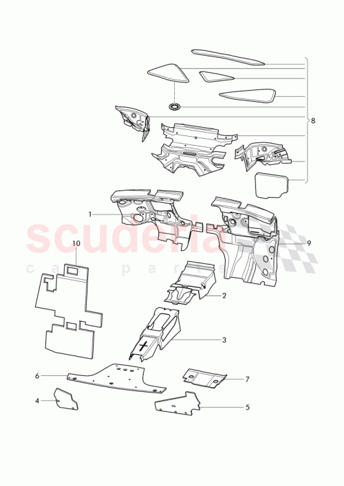 Part Diagram for Bentley 3W8863777