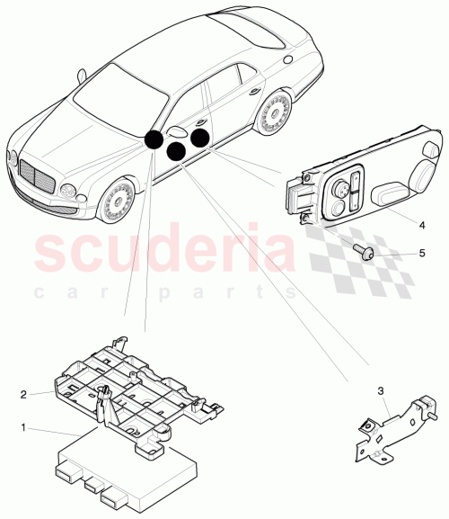 Part Diagram for Bentley 3Y0972598